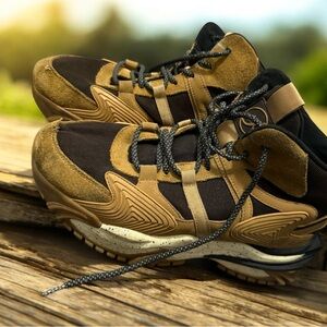 Javi Jiggy Mens Suede Leather Boots Brown Mens Size 8.5